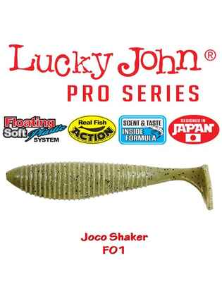 Lucky John Joco Shaker 8.9 CM 3.5'' Super Floating (4buc/plic) : Culoare - F01