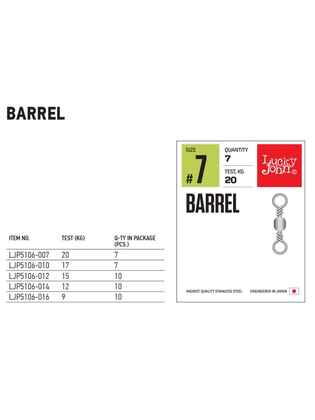Vartej Lucky John Barrel : Marime - 010