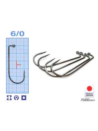 Carlige jig Fudo  (BULK25 ) : Marime - 6/0 - 25buc/bulk