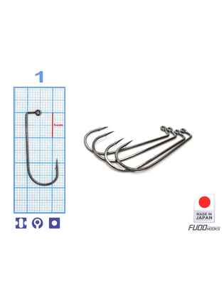 Carlige jig Fudo  (BULK25 ) : Marime - 1 - 25buc/bulk