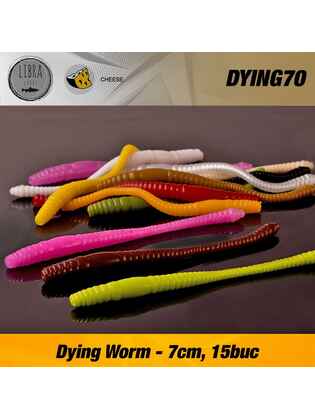 Naluca Pastrav Dying Worm 7cm Libra Lures : Culoare - 011