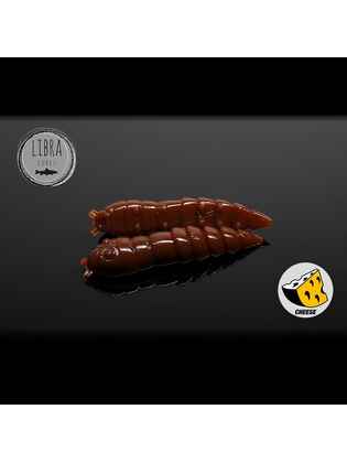 Naluca Pastrav Kukolka Worm 2.7cm Libra Lures : Culoare - 038 Brown