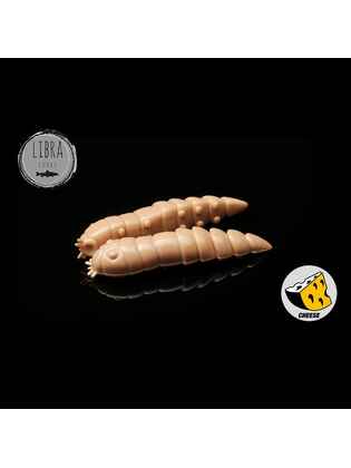 Naluca Pastrav Kukolka Worm 2.7cm Libra Lures : Culoare - 035-pellet