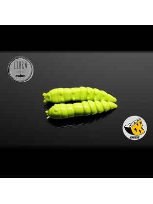 Naluca Pastrav Kukolka Worm 2.7cm Libra Lures : Culoare - 027 Apple Green