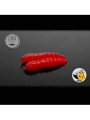 Naluca Pastrav Kukolka Worm 4.2cm Libra Lures : Culoare - 021 Red