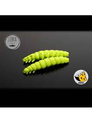 Naluca Pastrav Larva Worm 3cm Libra Lures : Culoare - 027 Apple Green