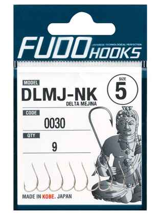 Carlig Fudo Delta Mejina. Black Nickel : Marime - 8 - 10buc/plic