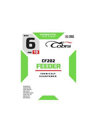 Cobra Carlige Feeder Master CF202 : Marime - 10 - 10buc/plic