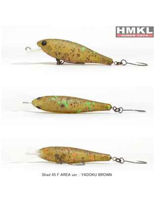 HMKL Shad 45 F -2.7g -Trout AREA : Culoare - Yadoku Brown