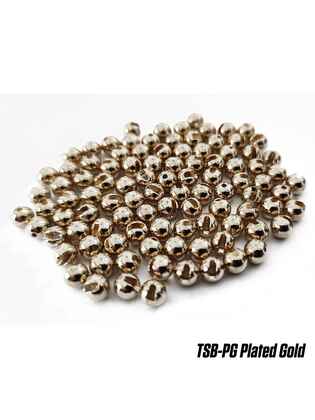 TUNGSTEN SLOTTED BEADS 2.8MM : Culoare - PLATED GOLD