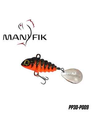 Spinnertail Manyfik PePe 3D 12g 27mm : Culoare - 009