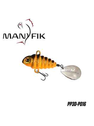Spinnertail Manyfik PePe 3D 5g 19mm : Culoare - 016
