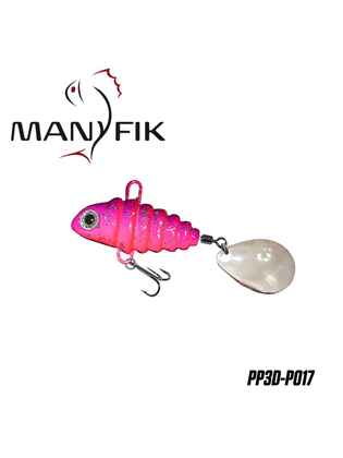 Spinnertail Manyfik PePe 3D 8g 23mm : Culoare - 017