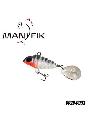 Spinnertail Manyfik PePe 3D 8g 23mm : Culoare - 003