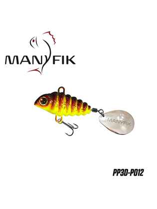 Spinnertail Manyfik PePe 3D 8g 23mm : Culoare - 012