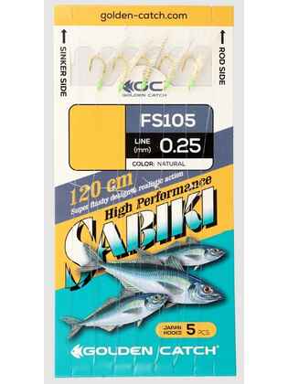 Taparina Golden Catch (5 hooks) : Tip - FS105 №6 Natural(5 hooks)