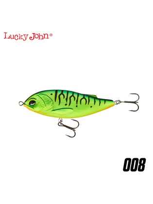 Vobler Stiuca, Arrow Jerk, 15cm/87g, Floating, Lucky John : Culoare - 008