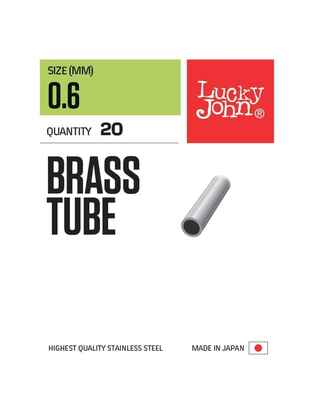 Lucky John BRASS TUBE : Diametru - 0.8