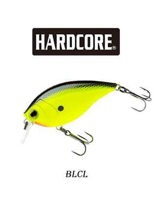 VOBLER HARDCORE CRANK SR 65F 14GR : Culoare - BLCL - Black Back Chartreuse
