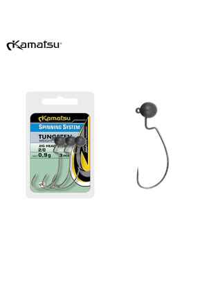 Kamatsu Tungsten Offset Jig Head #2/0, 1.8gr (1/16oz) 3buc/set