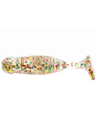 Damiki I-Grub 6CM (2.3 inch), 008 (Gold Mix Flake), 13buc/plic