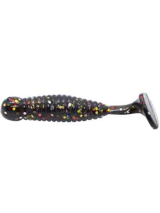 Damiki I-Grub 6CM (2.3 inch), 014 (Black Mix Flake), 13buc/plic