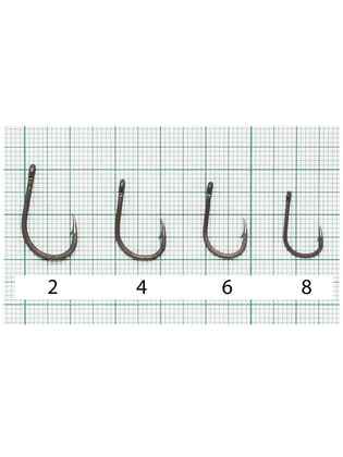 Filstar carlige Premium Crap Wide Gape F1251DB, culoarea DB, marime 8 (10buc/plic)