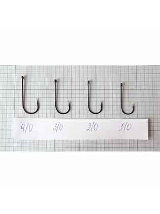 Filstar Sensei Carlig Round Bent Worm Hook F1502BN, culoare Black Nickel, marime 1/0 (12buc/plic)