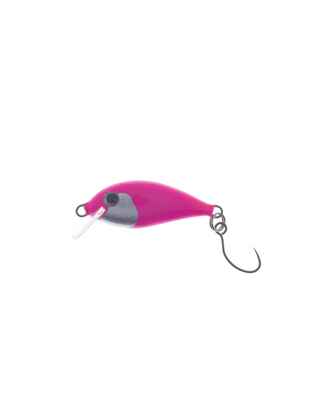 3Stan Stream Micro 30MS, 3cm, 2,1gr (Medium Sinking), culoarea FP (Fluorescent Pink) – carlig debarbetat