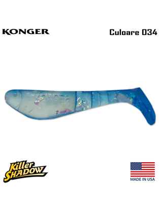 Konger Killer Shadow 11CM, culoare 034 (5buc/plic)