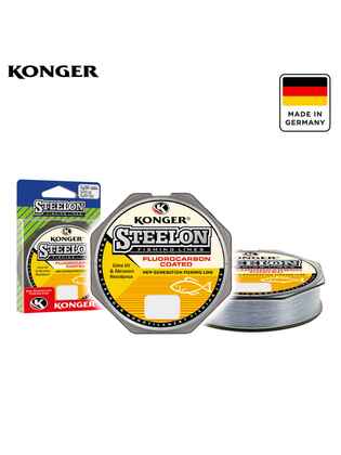 Konger Fir Monofilament Steelon FC (universal) gri deschis, 0.14mm, 3.3kg, 150m