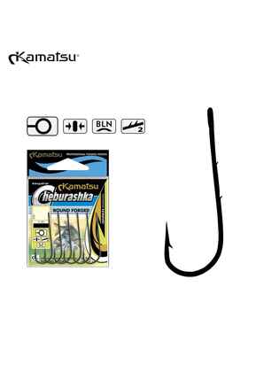 Kamatsu Carlig Round Forged Cheburashka K-60, marime 5/0 (6buc/plic)