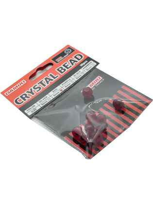 Damiki Crystal Bead 8mm (margele sticla), Red (rosu), 10buc/plic