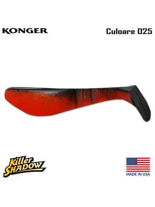 Konger Killer Shadow 5.5CM, culoare 025 (5buc/plic)