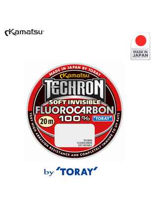 Kamatsu Fir Fluorocarbon 100% Techron Soft Invisible 20m, 0.194mm, 2.82kg