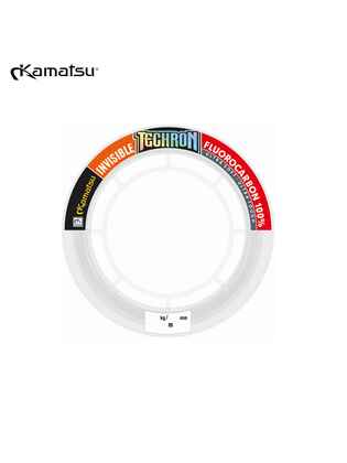 Kamatsu Fir Fluorocarbon 100% Techron Hard Spinning Invisible 10m, 0.64mm, 21.63kg