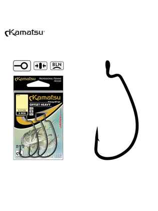 Kamatsu Carlig Offset Heavy K-0746, marime 4/0 – 3buc/plic