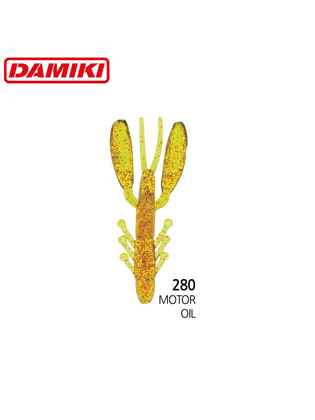 Damiki Air Craw 7.6CM (3 inch) Floating, 280 (Motor Oil), 8buc/plic