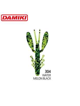 Damiki Air Craw 7.6CM (3 inch) Floating, 304 (Watermelon Black) – 8buc/plic