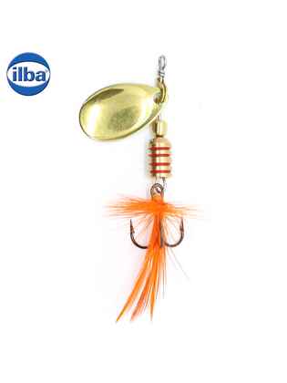 Ilba rotativa Tondo Mosca (Fly), Gold + Fly Orange, nr.1, 3gr (100201)