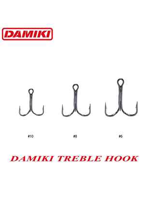 Damiki Treble Hook, marime 6 (4buc/cutie)