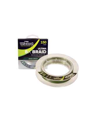 FIR WIZARD ULTIMA 8X 0.14MM MOSS GREEN BRAID 150M 10,23KG
