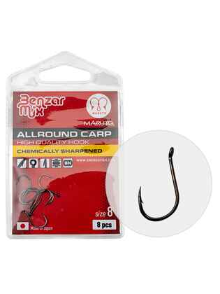 Carlige Benzar Allround Carp, No. 4, 6 buc/cut
