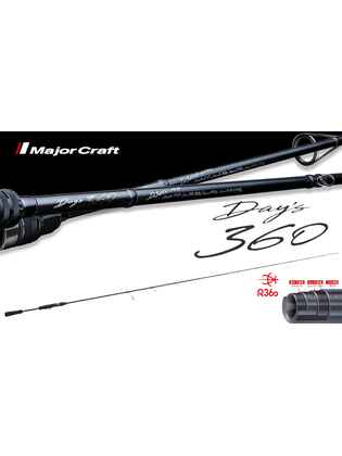 LANSETA MAJOR CRAFT DAY'S 360 D360S-610L FAST 1.86m 1/16-1/4oz 1.7-7gr