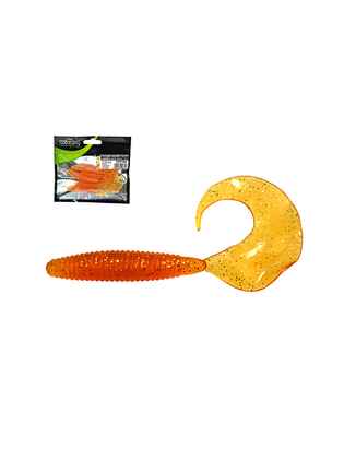 WIZARD HARPEX TWIST ORANGE 9CM 5PCS/BAG