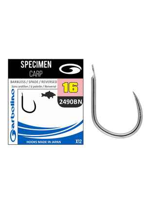 Carlig Garbolino Specimen Carp 2490BN 12buc (Marime carlig(No): 10)