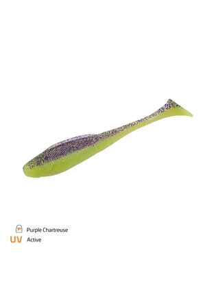 Shad Zeck BA Sexy Swimmer 6cm Purple Chartreuse 10buc