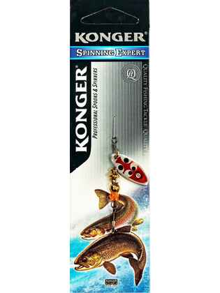 Lingura Rotativa Konger Chimera No.0 2.5gr S27 Ladybird (Greutate naluca(gr): 5gr, Marime(no): 1)