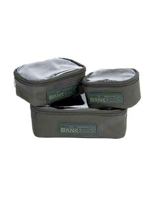 Set 3 Truse Sonik Pouch Capac Transparent