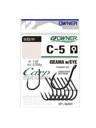 Carlig Owner C-5 No.10 Carp Iseama With Eye